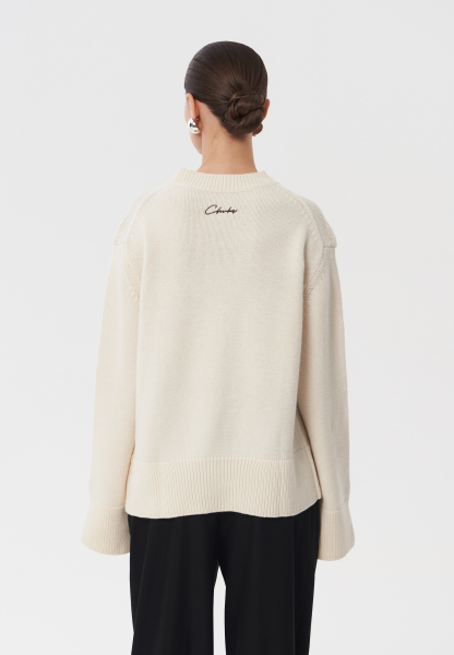 Джемпер "Mellow" CHUBA, цвет: молочный,  купить онлайн