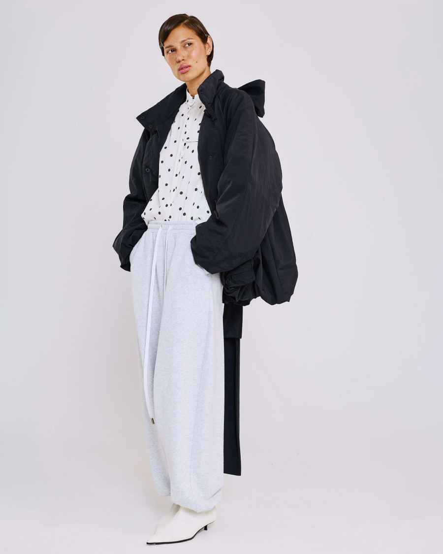 Куртка баллон из тафты Anmuse, цвет: Черный, JCK26SP227-BLC купить онлайн