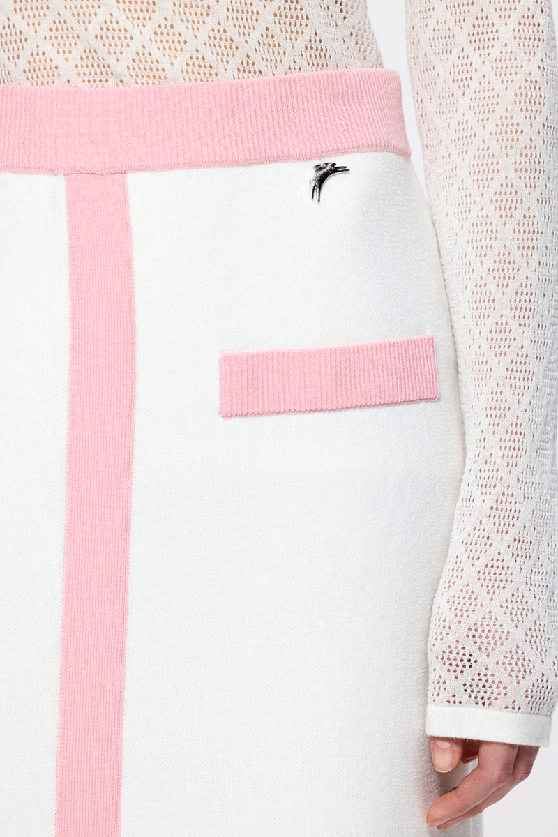 Юбка вязаная DREAMS BY ALENA AKHMADULLINA, цвет: белый, 126104100304454/102000 купить онлайн