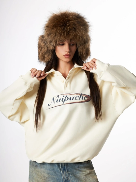 Лонгслив Rugby polo longsleeve U NAIPACHE, цвет: белый,  купить онлайн