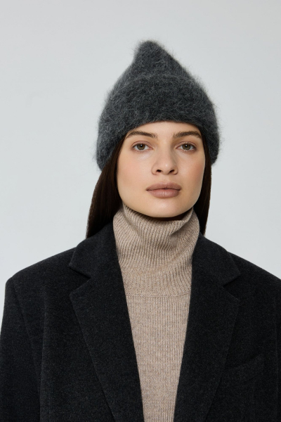 Шапка из альпаки AROUND, цвет: графит 1112_17A01 купить онлайн