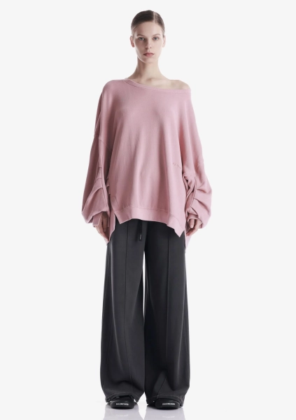 Свитшот с боковыми разрезами KRAKATAU, цвет: розовый, Fw124-94 купить онлайн