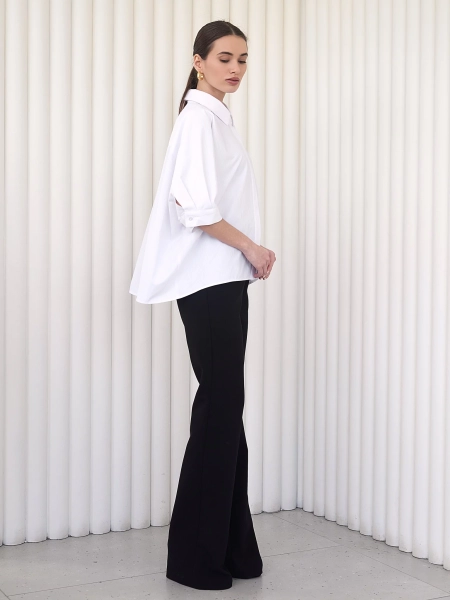 Рубашка оверсайз с коротким рукавом I.B.W., цвет: белый, SH018 купить онлайн