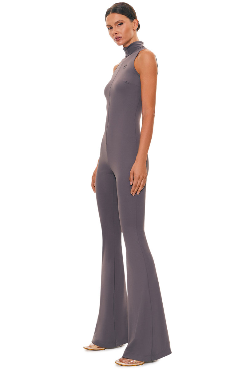 Комбинезон с молнией спереди SODAMODA, цвет: графит, 12835 купить онлайн