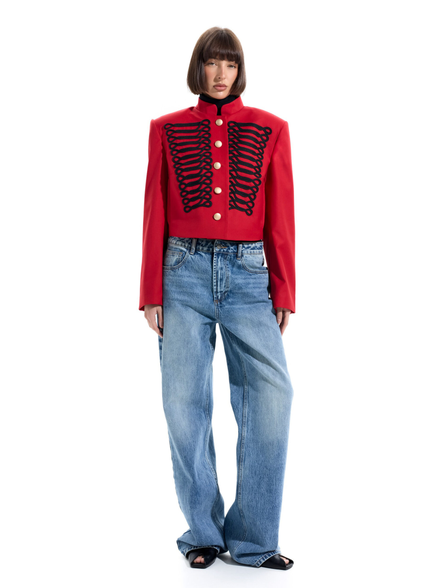 Гусарский жакет ANOTHER SELECT, цвет: красный, 00195 купить онлайн