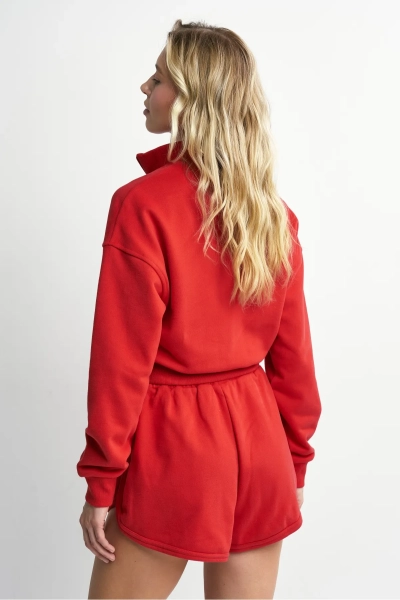 Бомбер мини Erist store, цвет: красный, НФ-00003494 купить онлайн