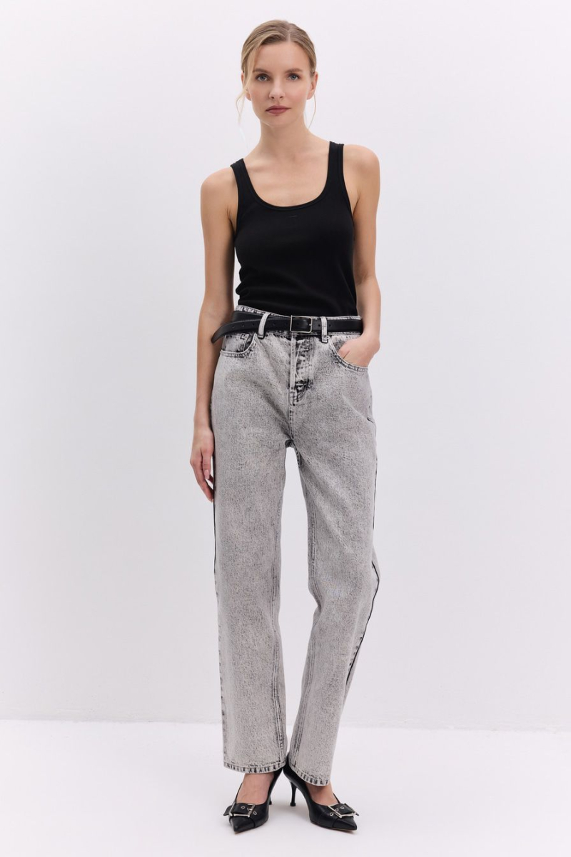 Джинсы из 100% хлопка TOPTOP, цвет: серый TT.036.16750.800 |новая коллекция купить онлайн