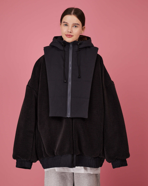 Бомбер с манишкой TABOO, цвет: темно-серый, BrManGrph купить онлайн