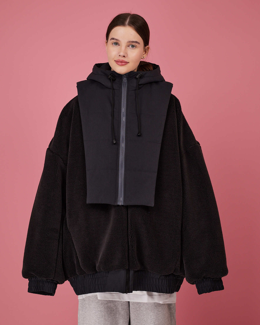 Бомбер с манишкой TABOO, цвет: темно-серый, BrManGrph купить онлайн