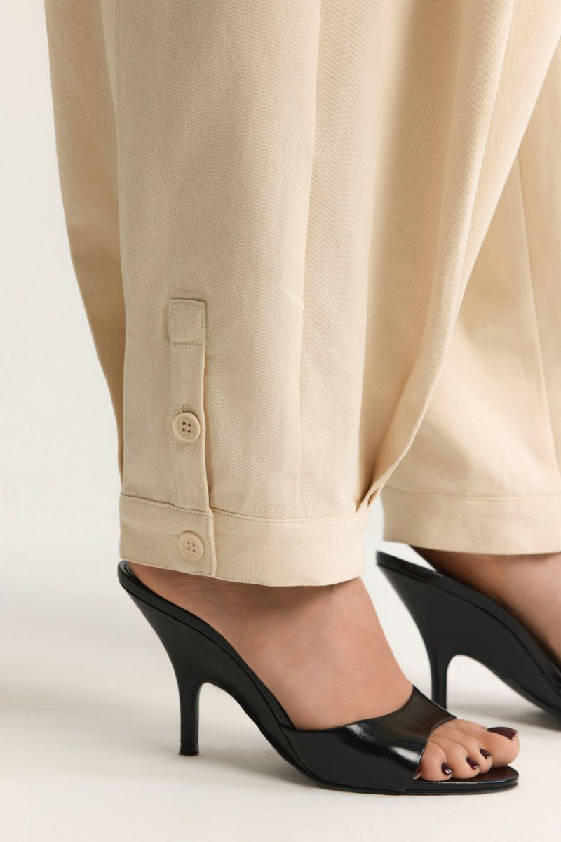 Брюки из 100% хлопка TOPTOP, цвет: молочный, TT.032.19291.120 купить онлайн