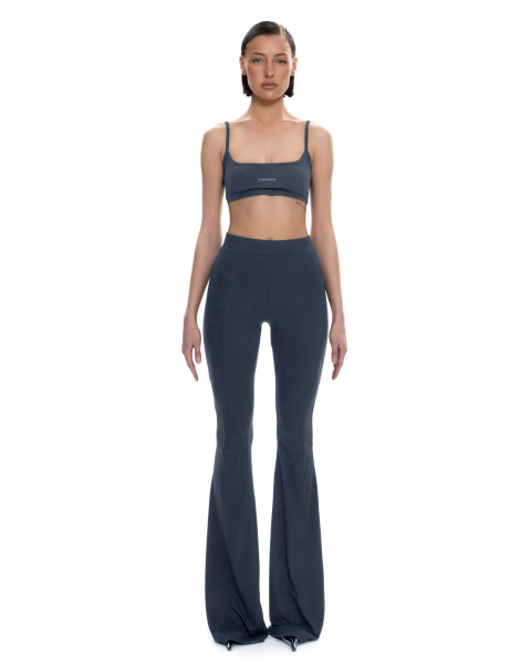 Брюки клёш базовые Suborbia, цвет: графит, 006845 купить онлайн