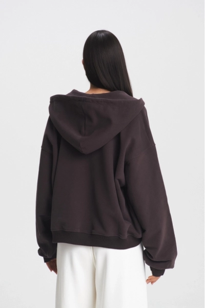 Худи ZIP Brown