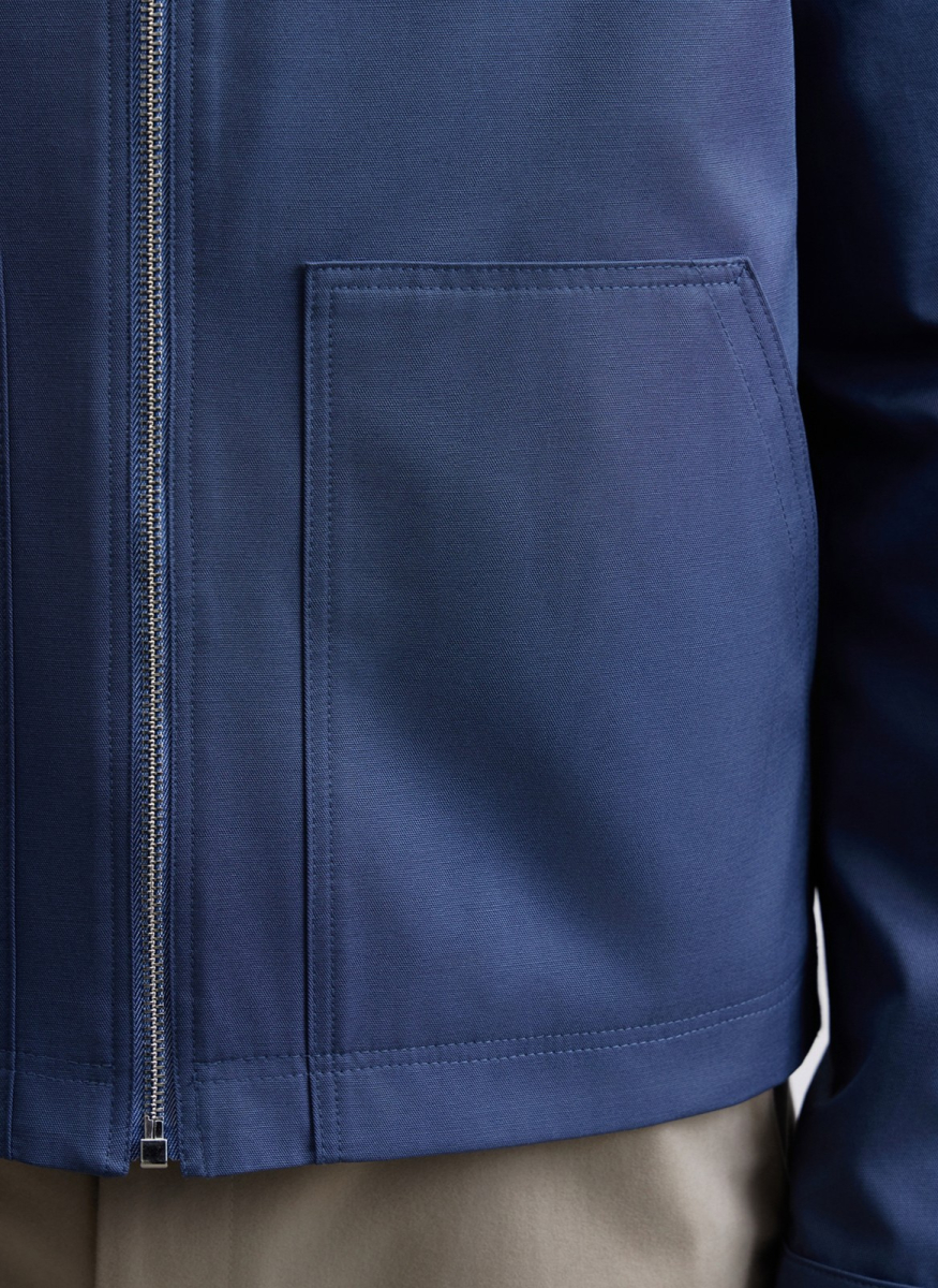 Куртка из фактурного хлопка ALL WE NEED, цвет: голубой, 2603M5332-17 купить онлайн