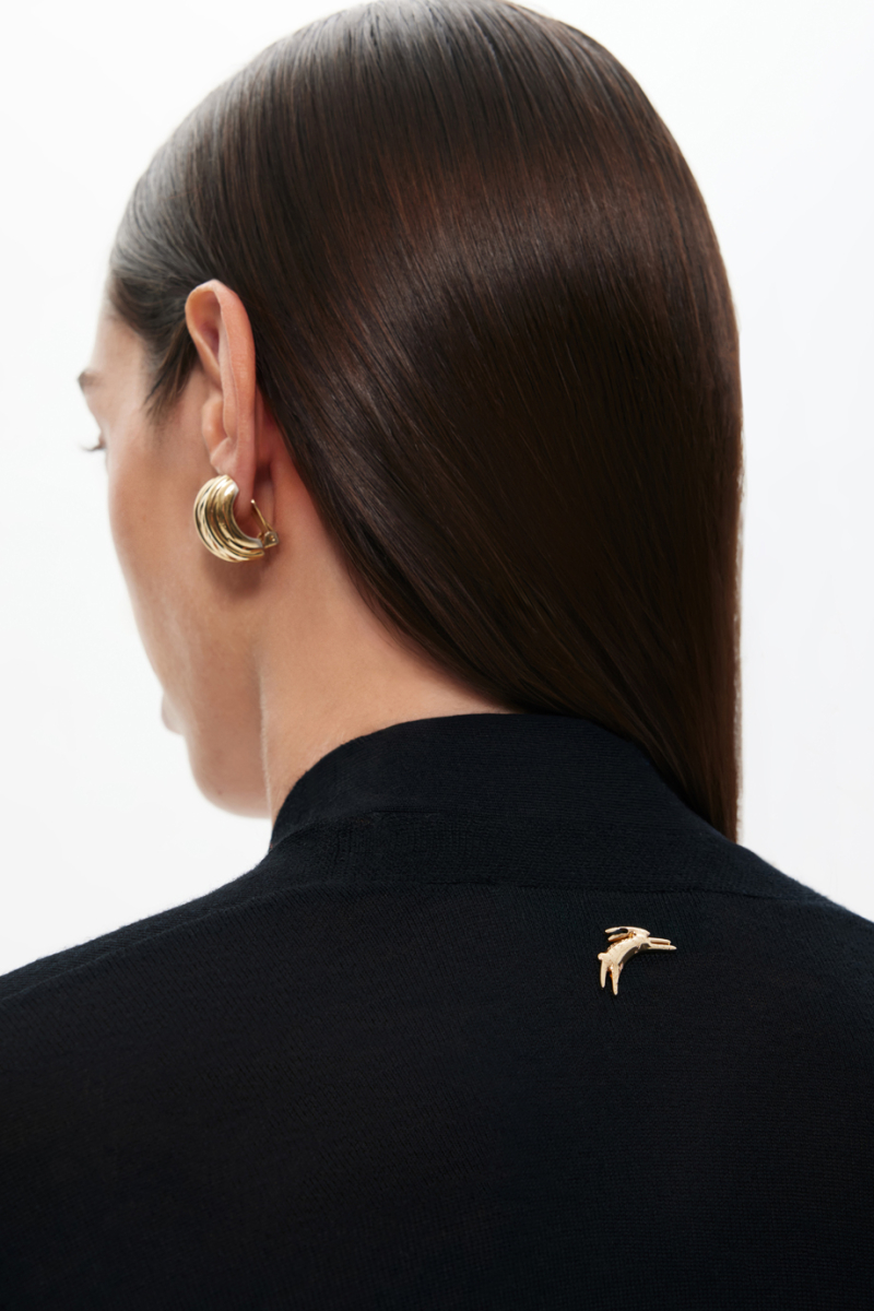 Джемпер из тонкой шерсти с бантом DREAMS BY ALENA AKHMADULLINA, цвет: Черный, 225104140304292/103000 купить онлайн