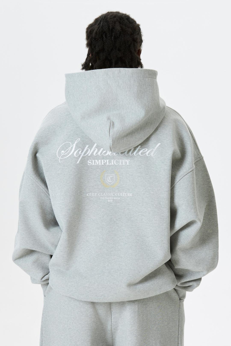 Худи Simplicity CULT, цвет: серый меланж,  купить онлайн