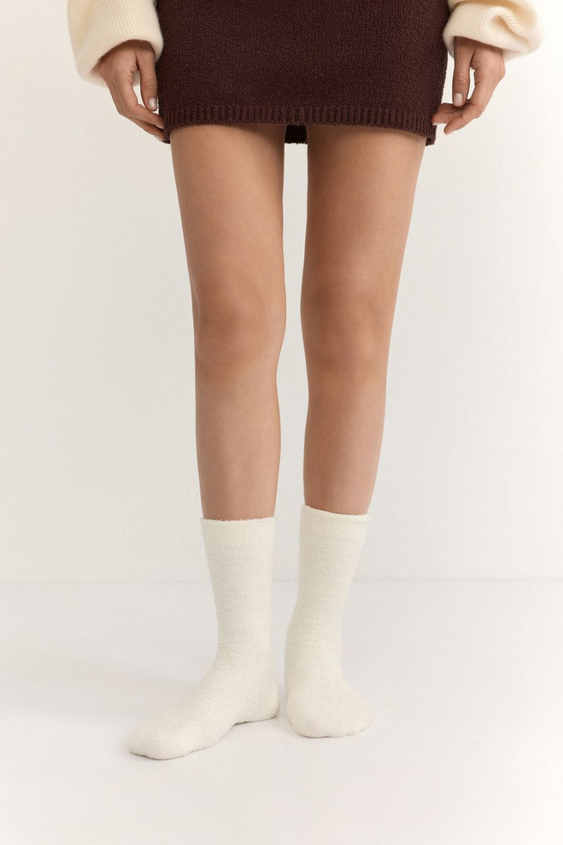 Махровые носки TOPTOP, цвет: молочный TT.082.18107.120 купить онлайн