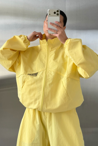 Куртка плащевая Label .B, цвет: Светло-желтый,  купить онлайн