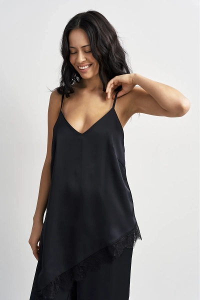 Топ с кружевом Erist store, цвет: Черный, НФ-00003473 купить онлайн