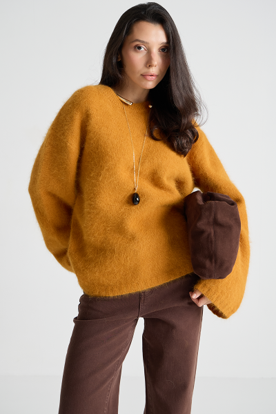 Джемпер MIA AIM, цвет: горчичный, MIA695 купить онлайн