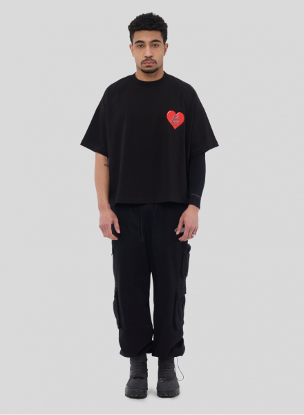 Футболка ZNY HEART ZNY, цвет: Черный, T-HEARTSS25-BLK купить онлайн