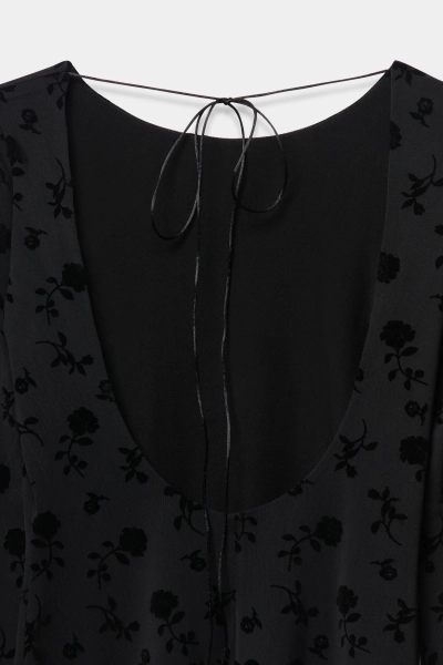 Платье мини с открытой спиной REFERT, цвет: Черный, 08-4201/1-2511 купить онлайн