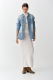 Джинсовая куртка DENIM CAPSULE blue tint Ricoco, цвет: синий, 6042/1 купить онлайн