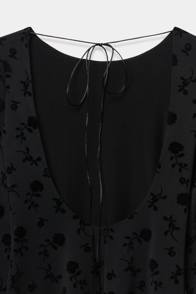 Платье мини с открытой спиной REFERT, цвет: Черный, 08-4201/1-2511 купить онлайн