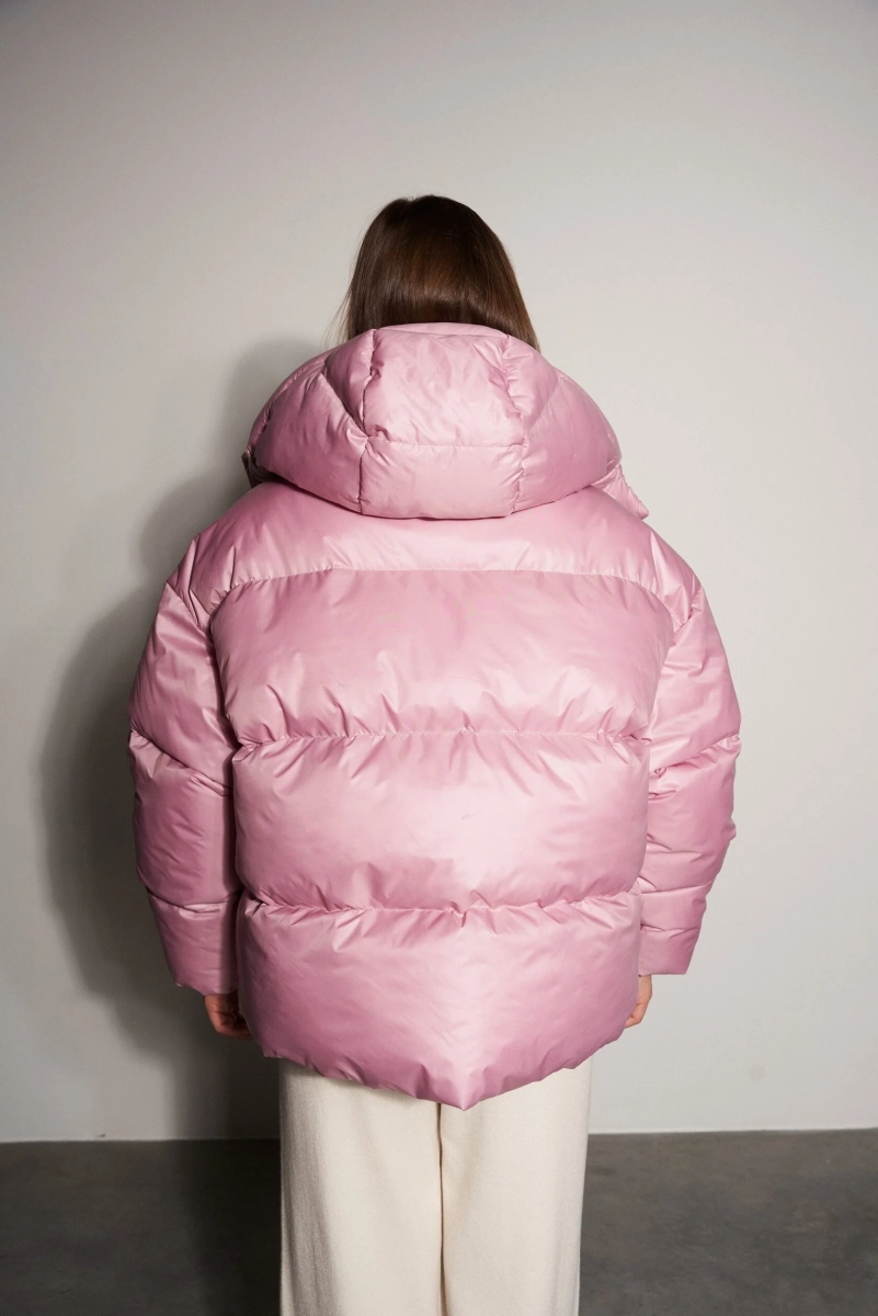 Пуховик PUFFER Y1 PINK YONS, цвет: розовый, YO-353 купить онлайн