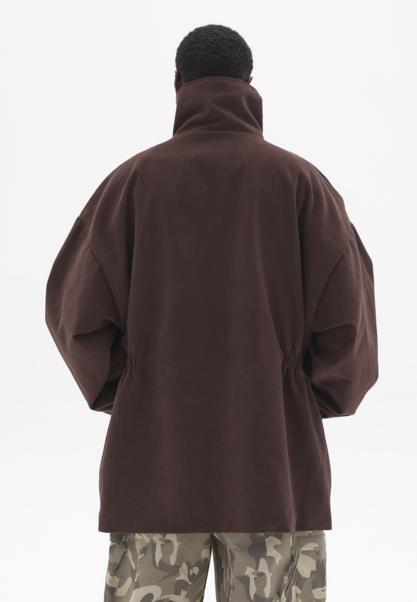 Парка из денима all., цвет: BROWN 00520 |новая коллекция купить онлайн