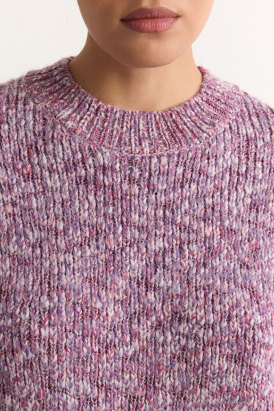 Джемпер из переработанного полиэстера TOPTOP, цвет: розовый с принтом, TT.050.18257.301 купить онлайн