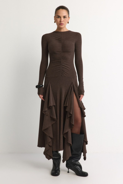 Платье из смесовой вискозы