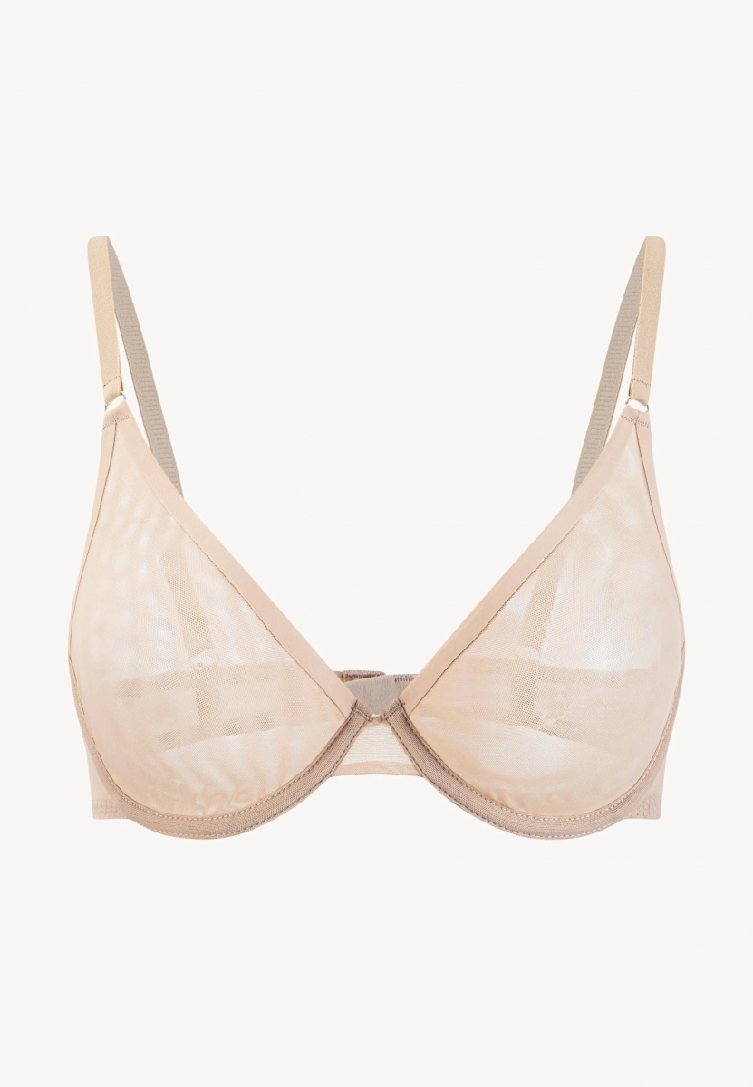 Бюстгальтер женский из сетки MUTED, цвет: бежевый 905474.WTOP0012-Beige купить онлайн