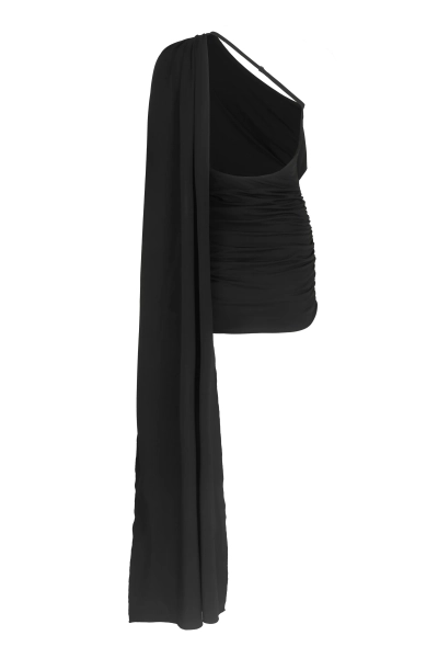 Платье с драпировкой Shtripling, цвет: Черный, SHDRS012BLK купить онлайн