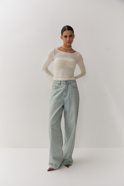 Джинсы vintage ELASTIC, цвет: WHITE,  купить онлайн