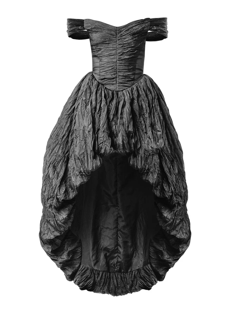 Платье с корсетом асимметричное BARDAK, цвет: Черный, НФ-00000005 купить онлайн