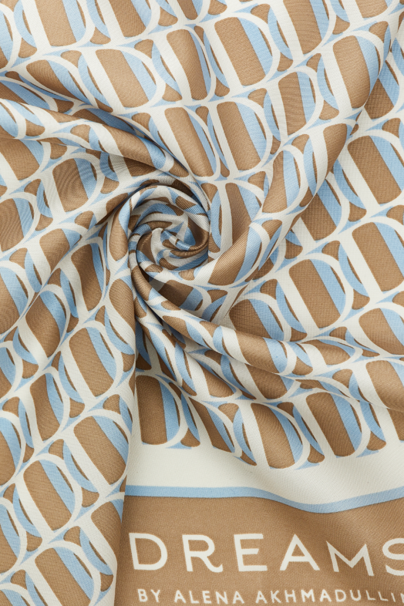 Платок шелковый DREAMS BY ALENA AKHMADULLINA, цвет: мультиколор 125106280204127/201000 купить онлайн