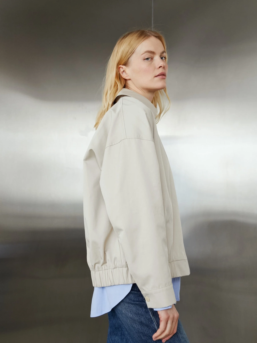 Бомбер Marou, цвет: бежевый, Mar7_2504 купить онлайн