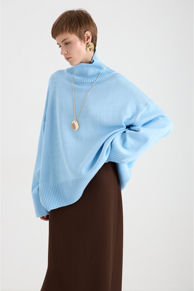 Свитер AMORE MIA AIM, цвет: голубой, MIA542 купить онлайн