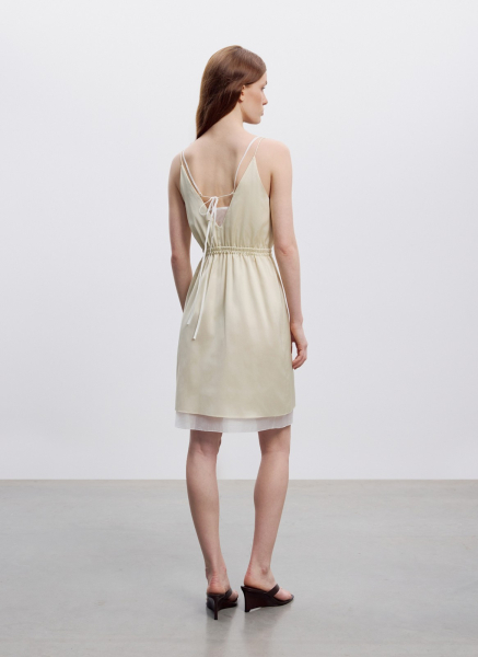 Платье в бельевом стиле ALL WE NEED, цвет: Желтый, 2605W14138-61 купить онлайн