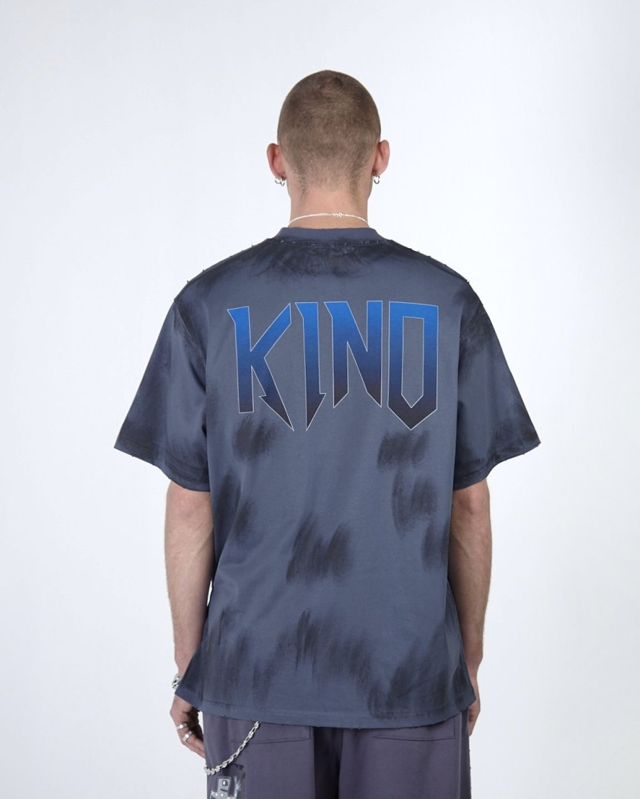 Футболка KINO TSOY PARIS GREY ASIA ST 71, цвет: серый, Ast71.kino-tt-tsoy-grey купить онлайн