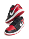 Кроссовки мужские Jordan 1 Low "Alternate Bred Toe" NKDADDYS SNEAKERS, цвет: красный 553558-066 купить онлайн