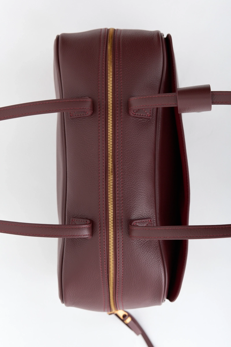 Сумка из натуральной кожи Ricoco, цвет: Бордовый bag11/1 купить онлайн