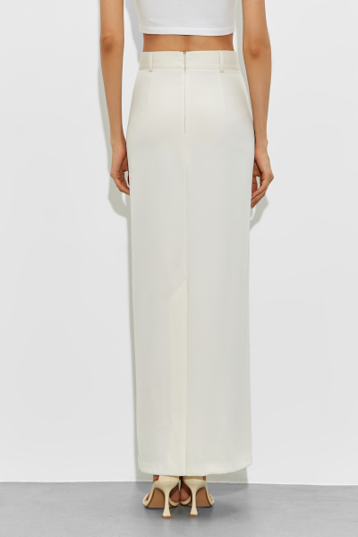 Юбка макси прямого силуэта Mollis, цвет: молочный, 13-08-2636/4 купить онлайн