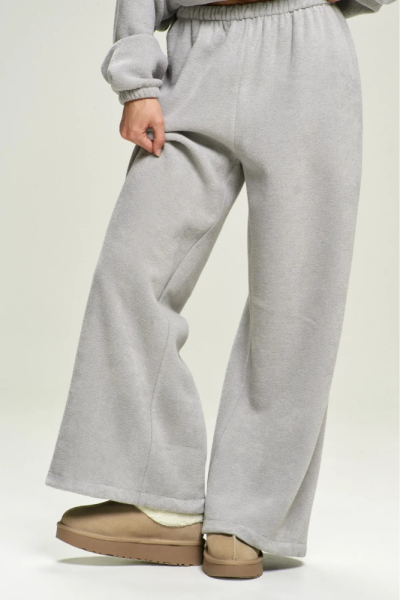 Брюки из плюша с начесом Grey