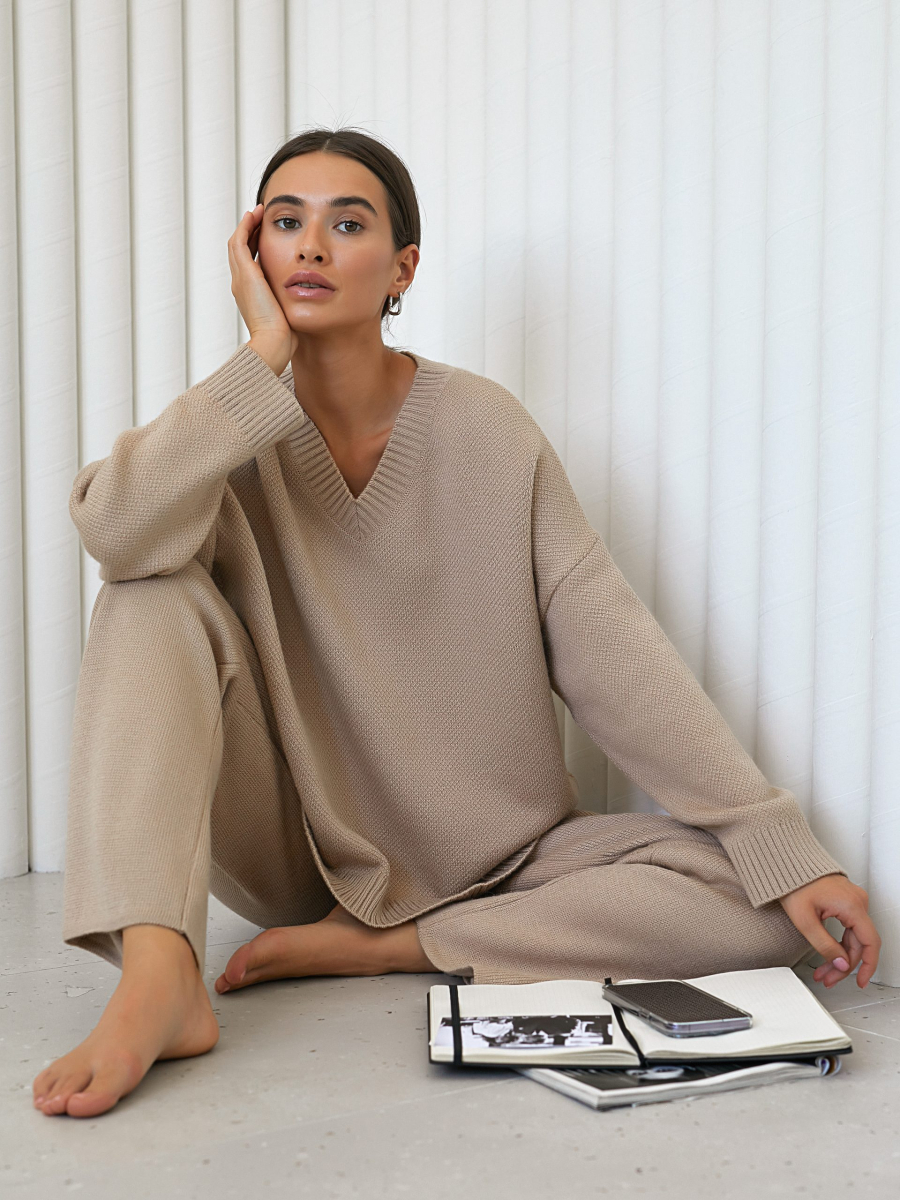 Брюки клеш I.B.W., цвет: бежевый, KJ044 купить онлайн