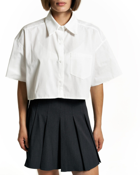Рубашка SCHOOL SHORT WHITE