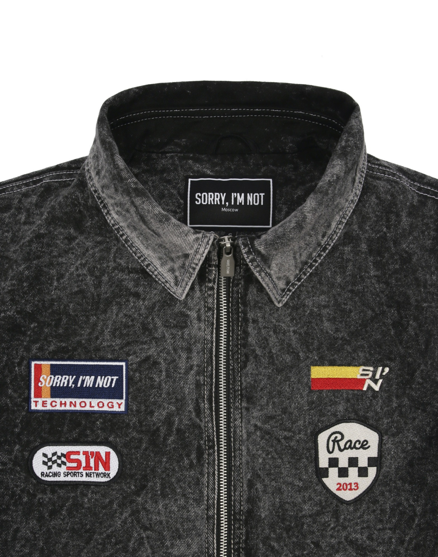 Куртка RACE JACKET SORRY, I’M NOT, цвет: графит,  купить онлайн