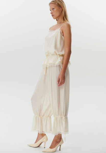 Брюки "Неглиже" CHUBA, цвет: молочный, trousers_negligee купить онлайн