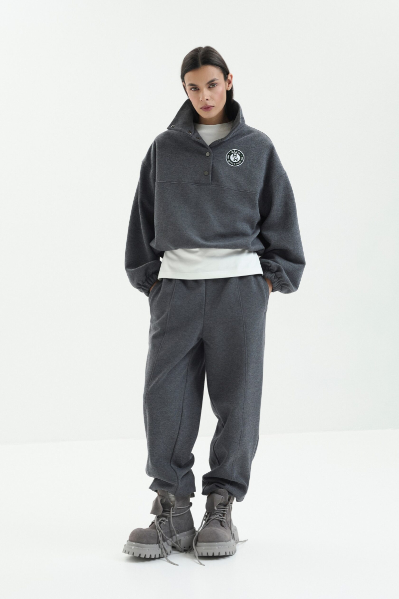 Брюки PACE marte, цвет: темный меланж,  купить онлайн