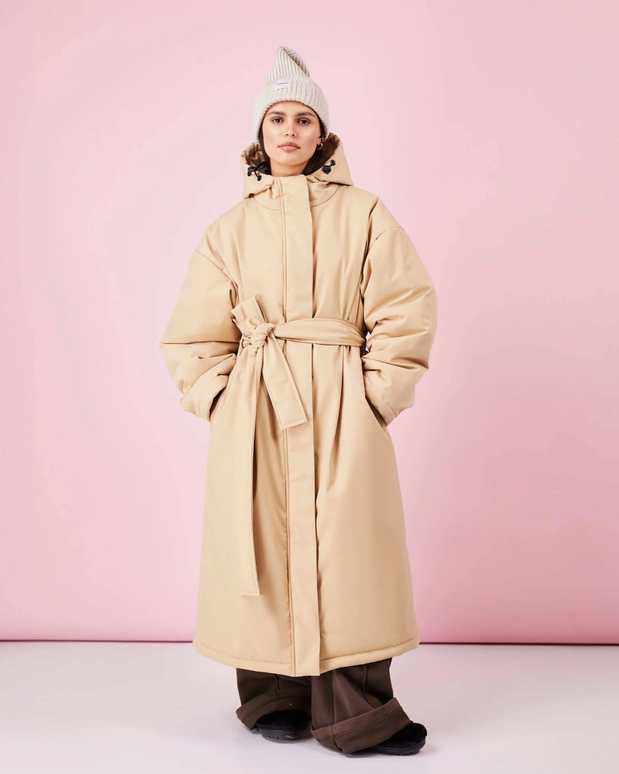 Плащ "Идеальный тренч" TABOO, цвет: бежевый, PLIT купить онлайн